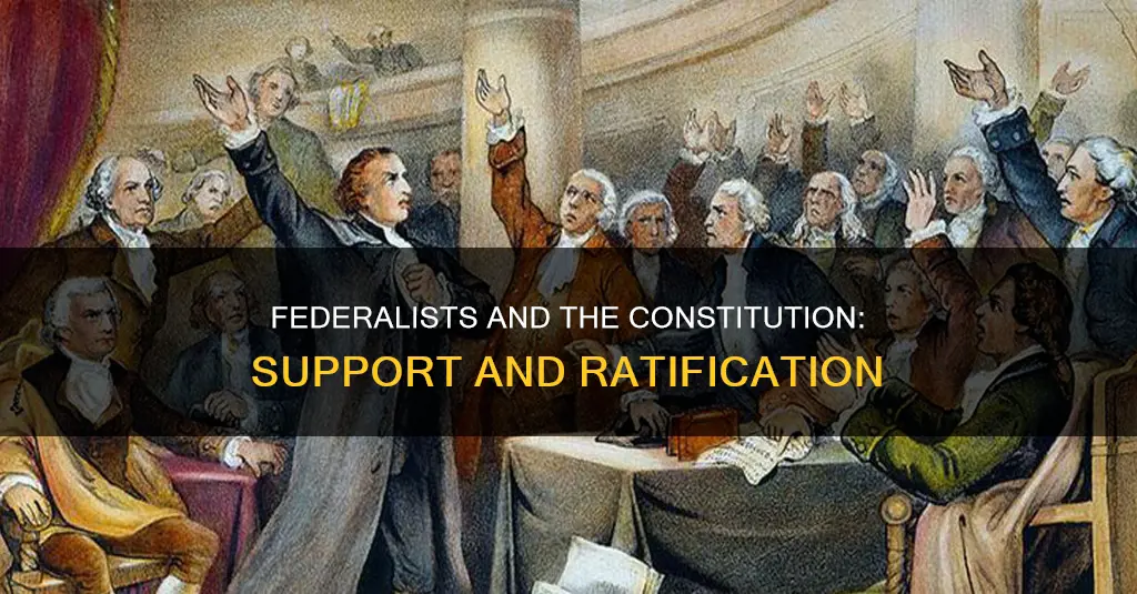 did federalists support ratifying the constitution