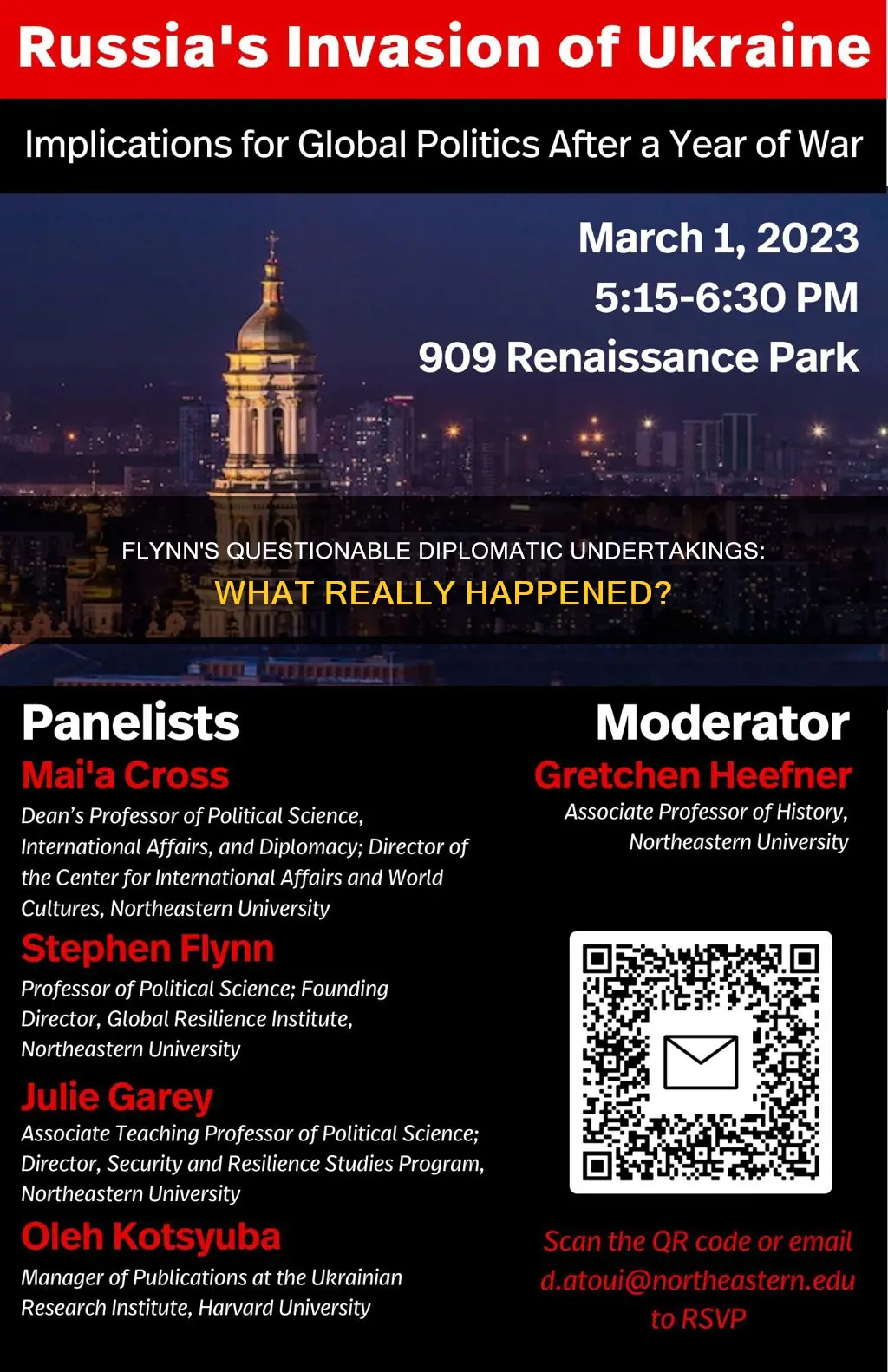 did flynn coduct diplomacy