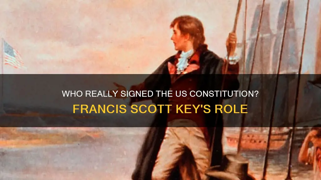 did francis scott key sign the us constitution
