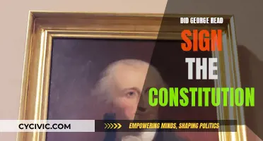 George Read's Signature: A Founding Father's Constitution Endorsement