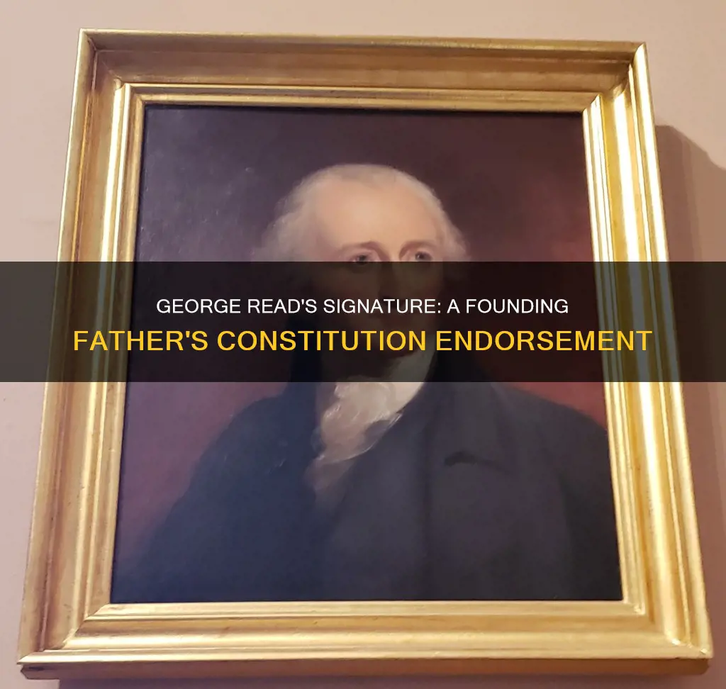 did george read sign the constitution