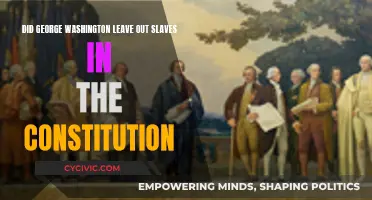 Washington's Constitution: Slaves Left Out