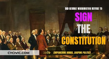 The Constitution and George Washington's Signature: A Refusal?