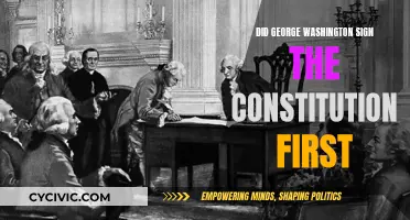Who Signed the Constitution First? George Washington's Signature