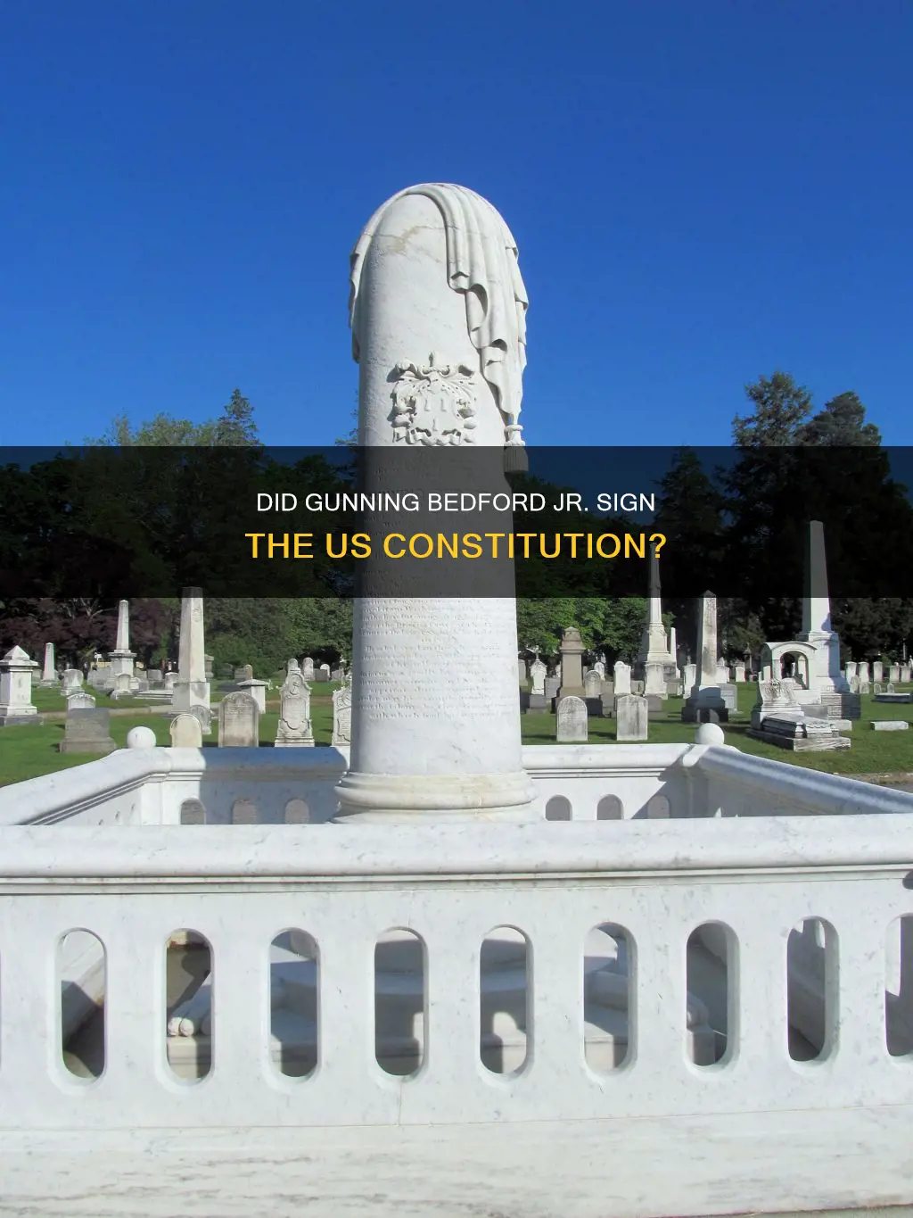 did gunning bedford jr sign the constitution