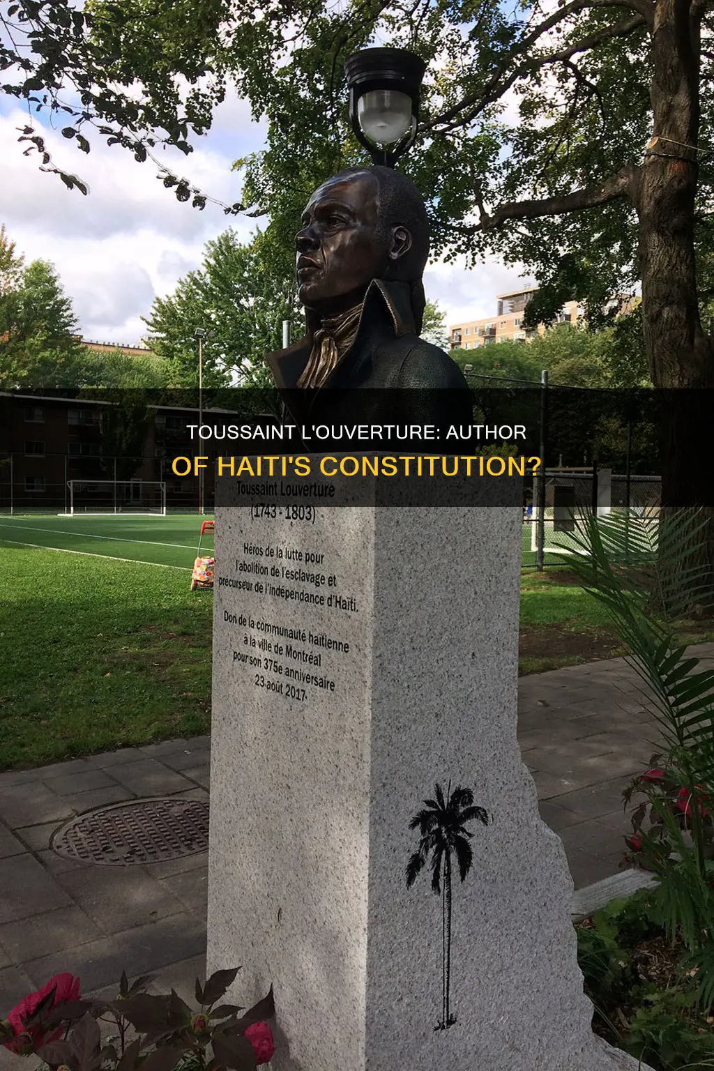 did he write his own constitution toussaint louverture