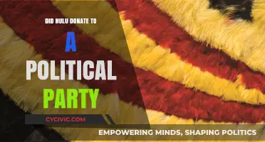 Hulu's Political Donations: Uncovering Corporate Contributions to Parties