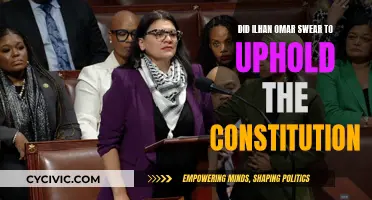 Ilhan Omar's Oath: Constitution or Personal Agenda?