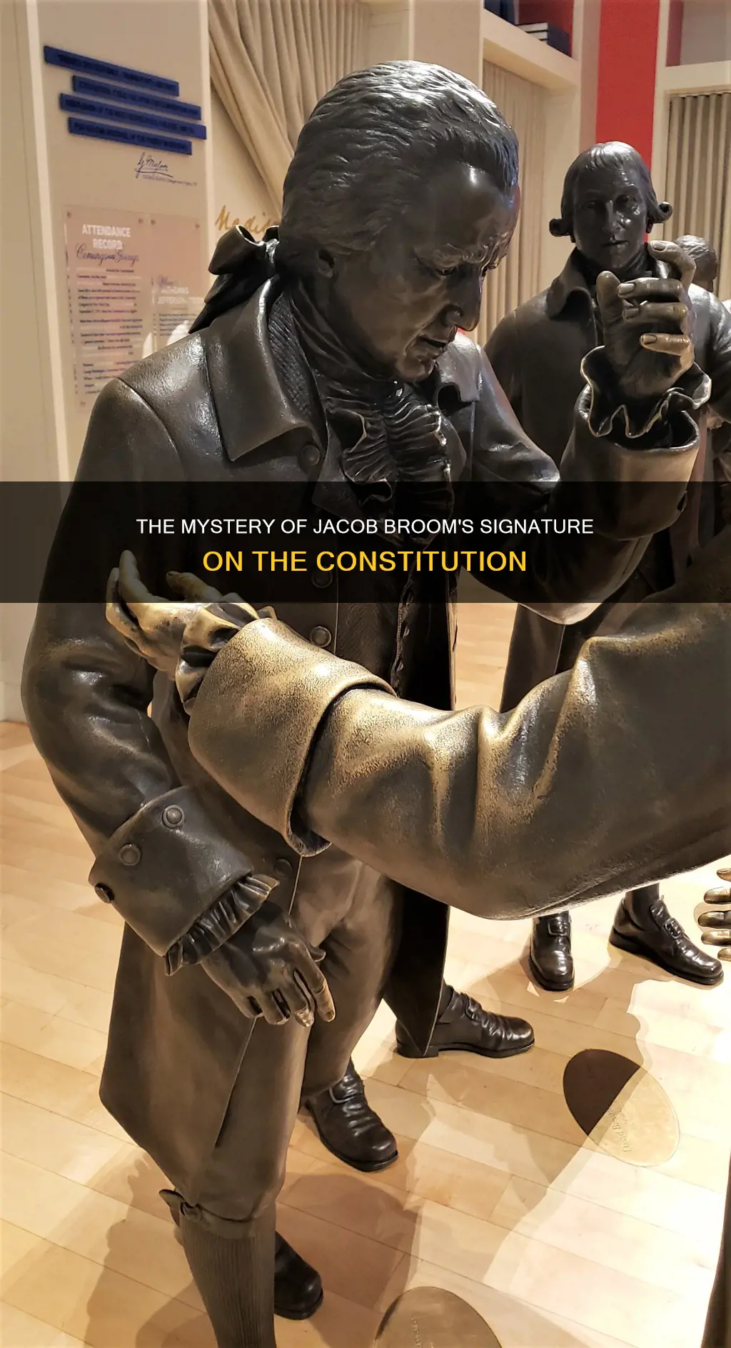 did jacob broom sign the constitution