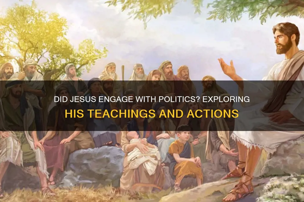 did jesus care about politics