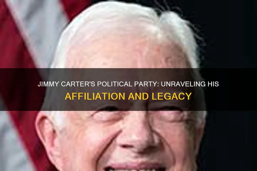 did jimmy carter have a political party