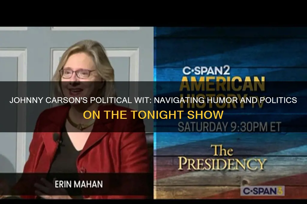 did johnny carson talk politics