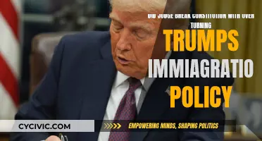 Judge's Trump Card: Immigration Policy and Constitution Clash