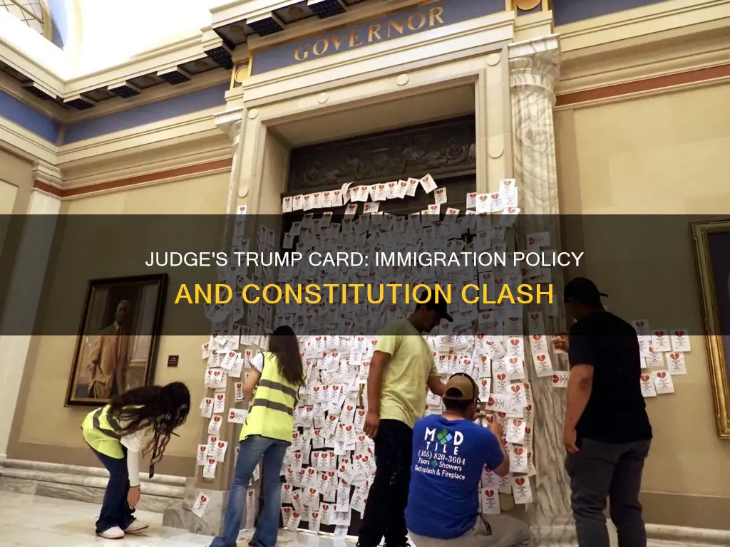 did judge break constitution with over turning trumps immiagration policy