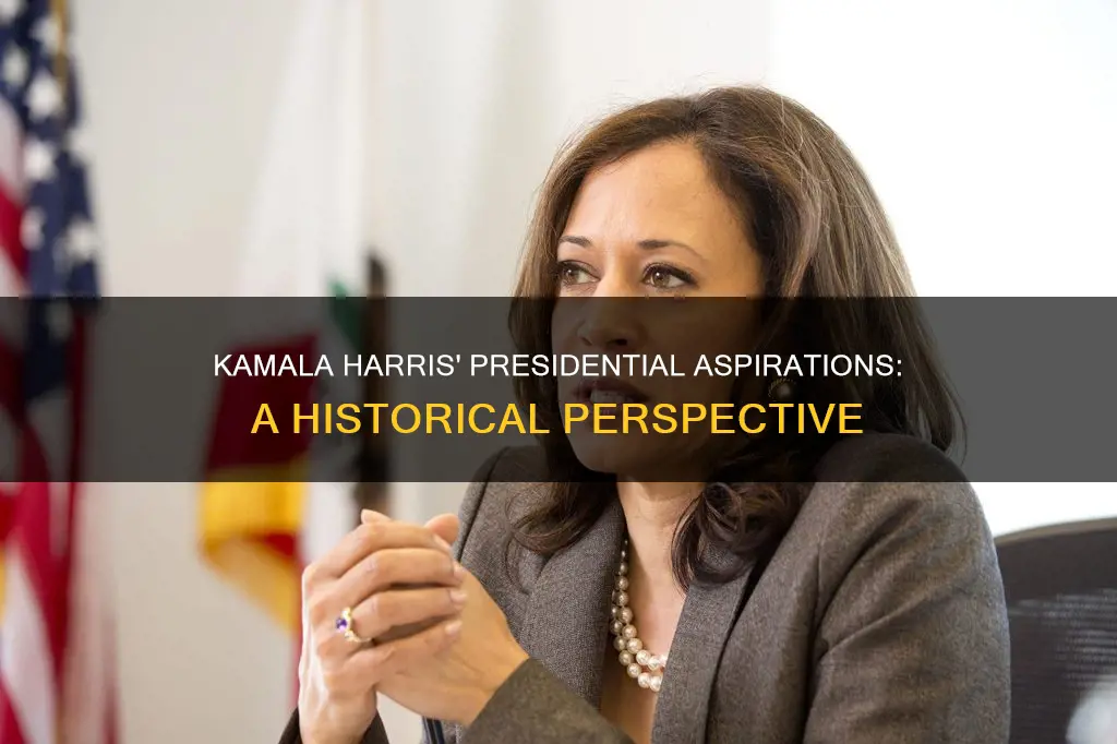 did kamala harris run for president before