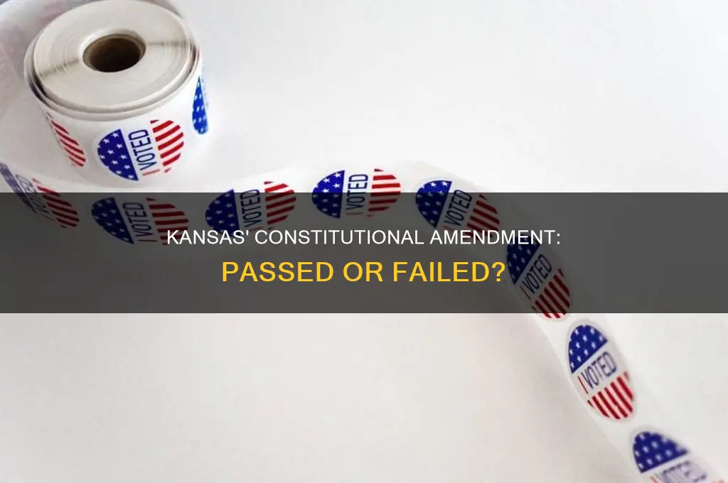 did kansas constitutional amendment pass