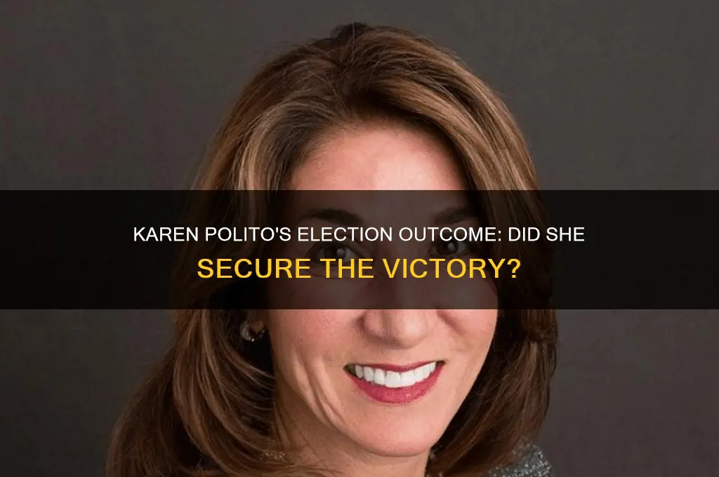 did karen polito win