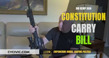 Kemp's Move: Did He Sign the Carry Bill?