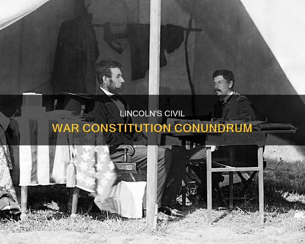 did lincoln break the constitution during the civil war