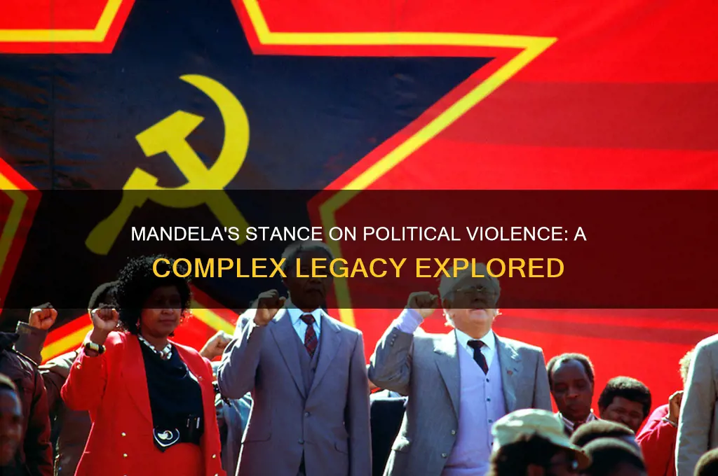 did mandela endorse political violence
