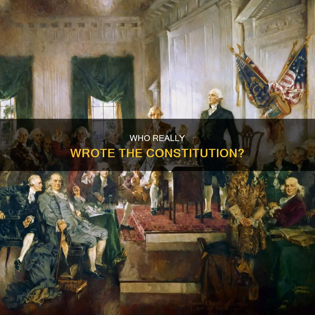 did members of the continential congress write the constitution