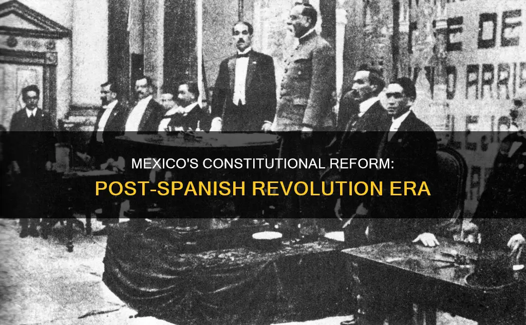 did mexcio have a constitution after the spanishr revolution