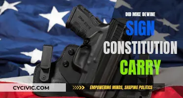 Did Ohio Governor Mike DeWine Sign Constitutional Carry?