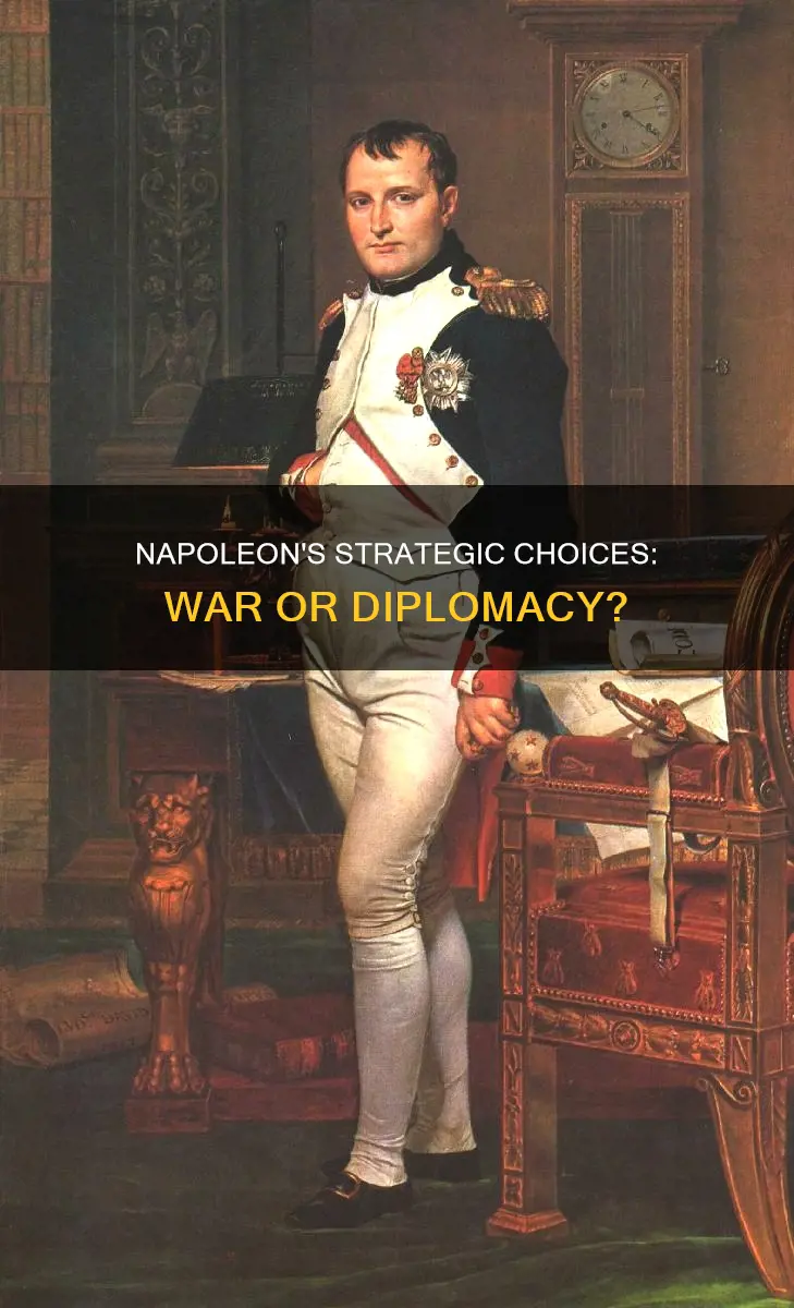 did napoleon avoid war and use diplomacy