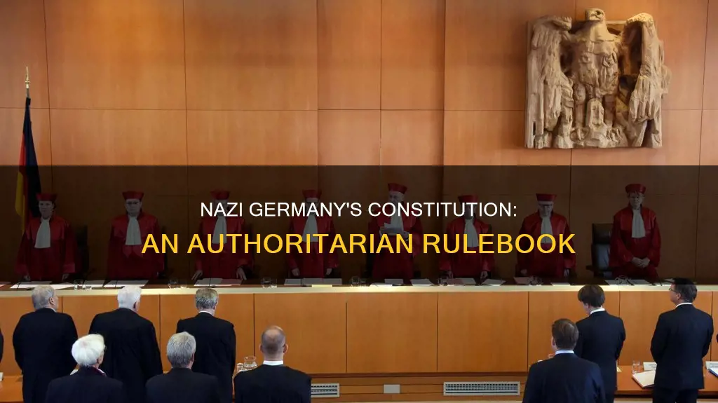 did nazi germany have some type of constitution
