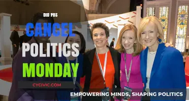 PBS Politics Monday: Cancellation Confirmed or Just a Rumor?