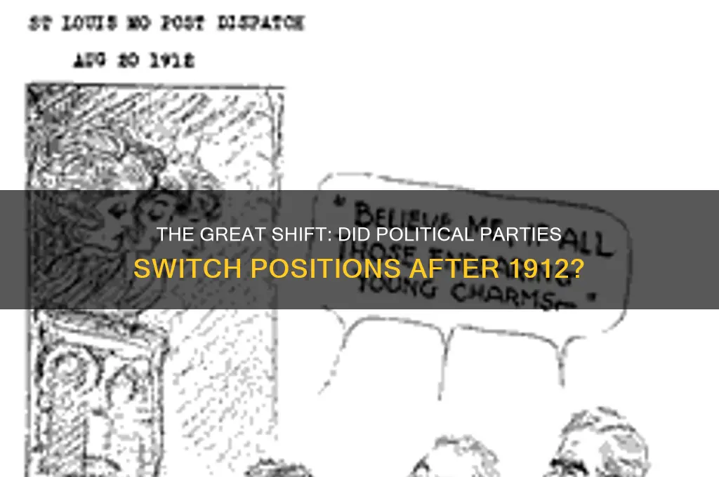 did political parties switch positions after 1912