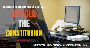 Upholding the Constitution: Tony Golik's Promise and Performance