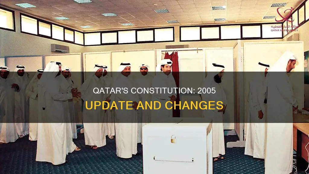 did qatar adopt a new constitution in 2005