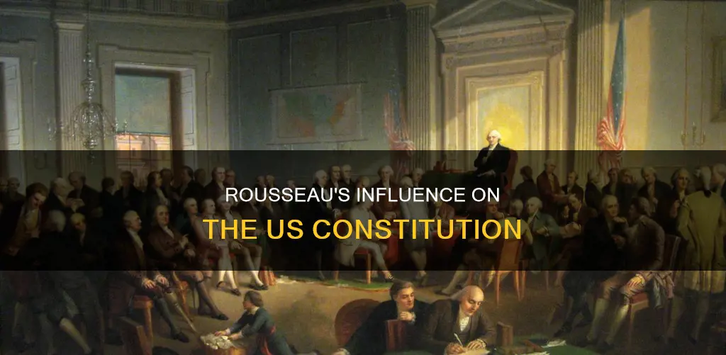 did rousseau give ideas for the us constitution