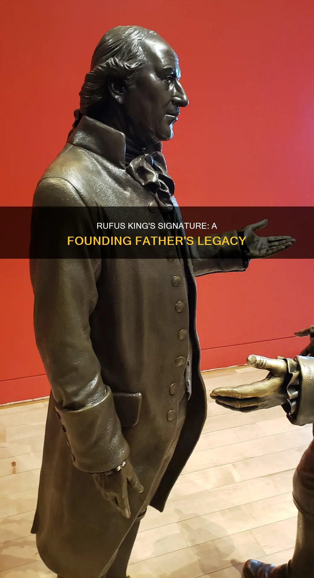 did rufus king sign the constitution