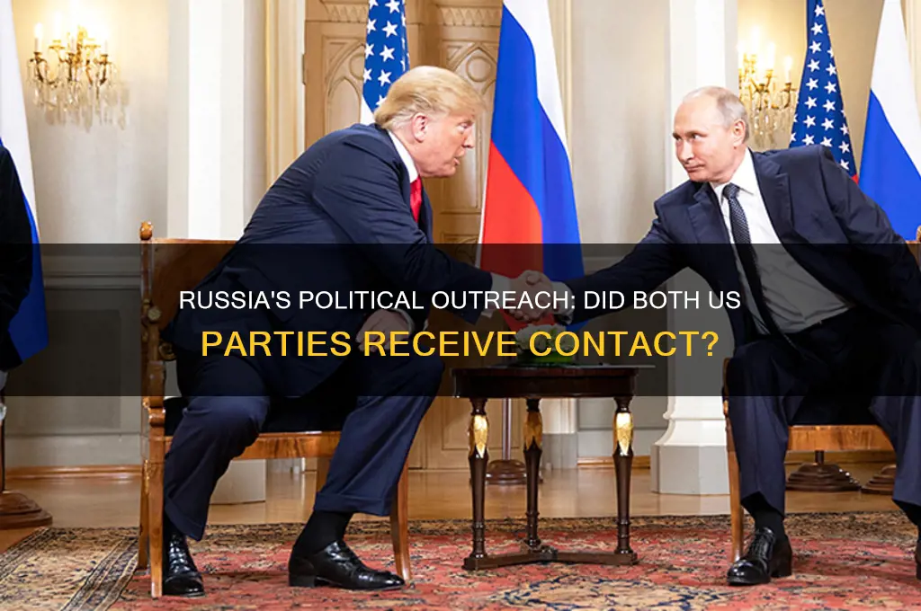 did russia contact both political parties