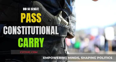 South Carolina Senate Passes Constitutional Carry: What's Next?