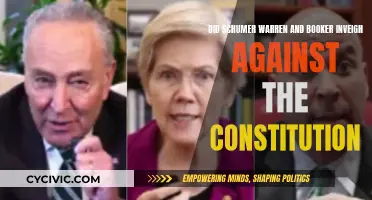 Schumer, Warren, and Booker: Enemies of the Constitution?