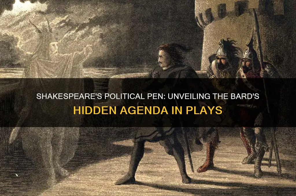 did shakespeare write political play