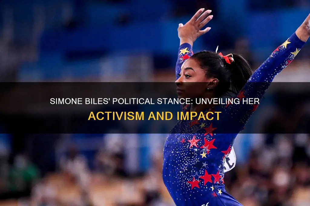 did simone biles go political