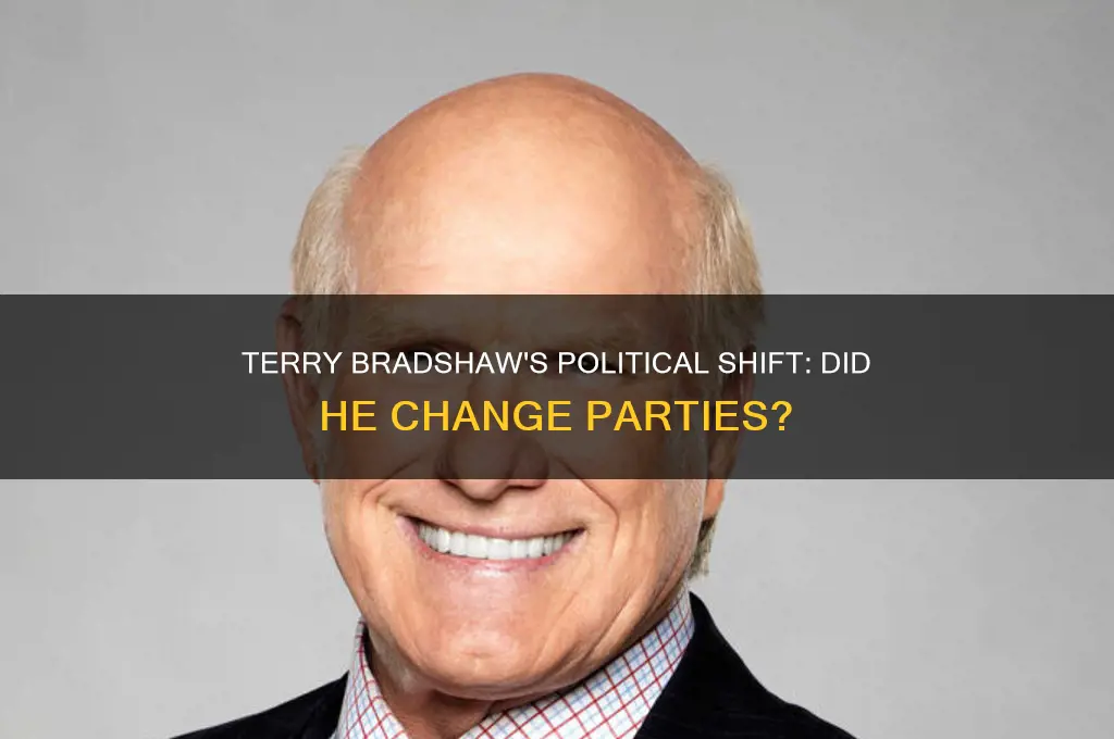 did terry bradshaw change political parties