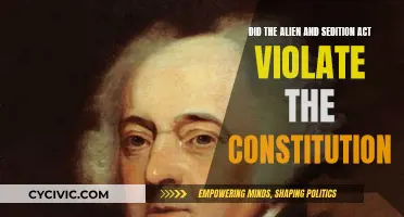 Alien and Sedition Act: Unconstitutional Violation?