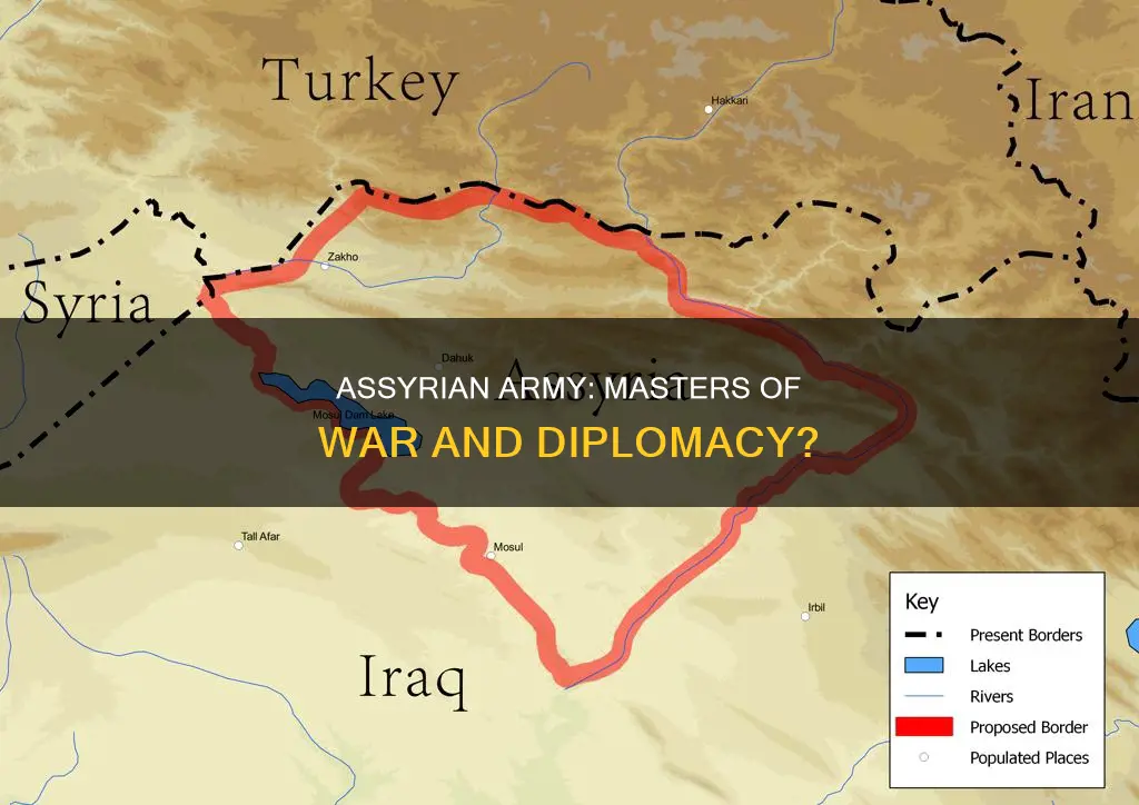 did the assyrian army use diplomacy