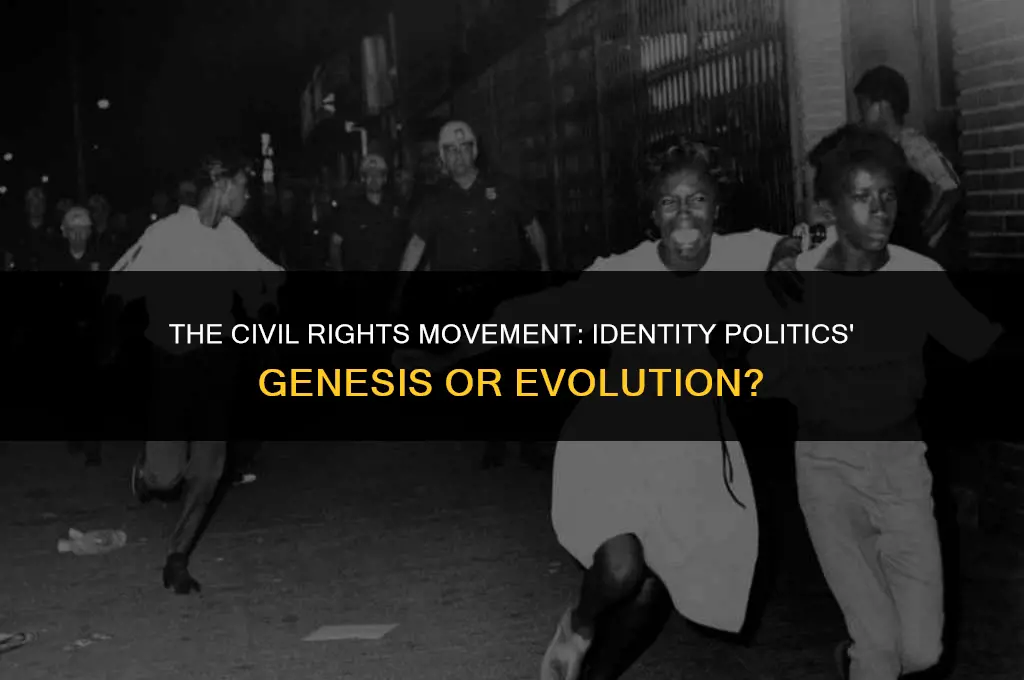 did the civil rights movement invent identity politics