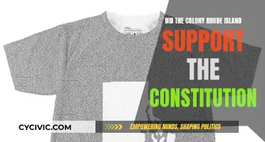 Rhode Island's Constitution Support: A Colony's Choice