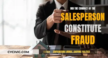 Salesperson Conduct: Fraud or Not?