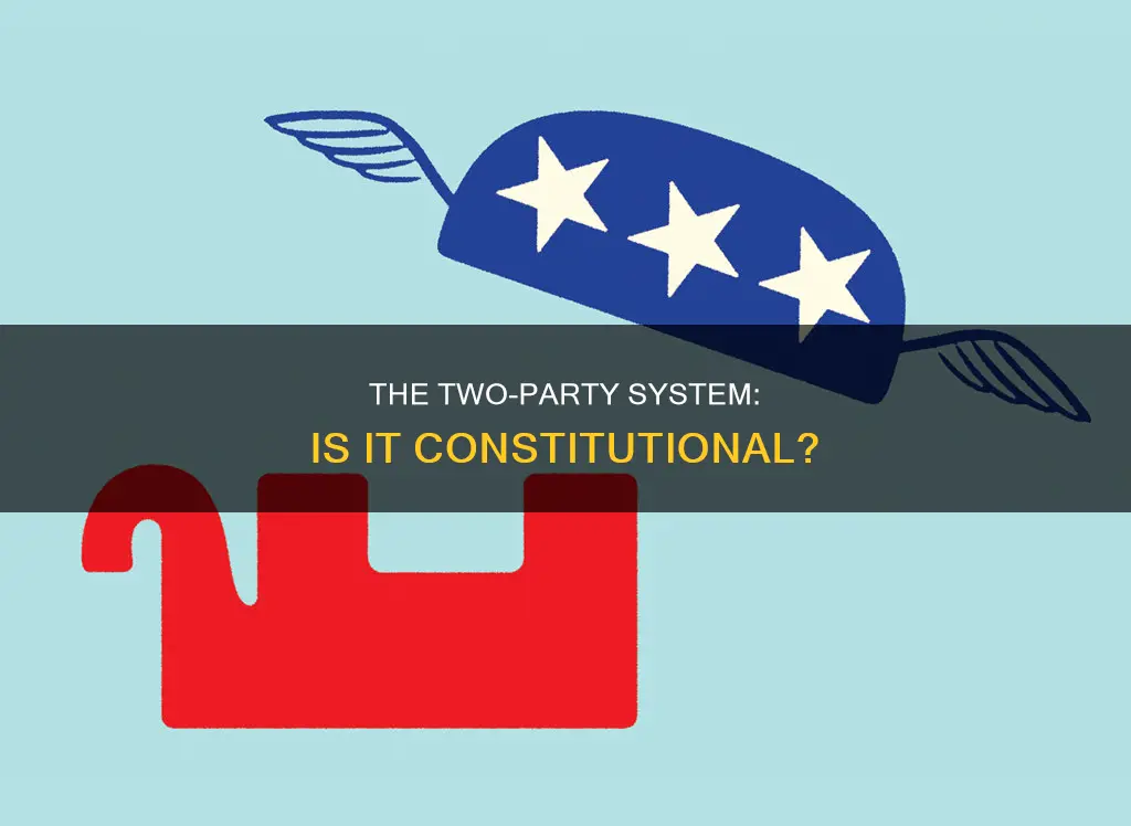 did the constitution call for 2 party goverenment