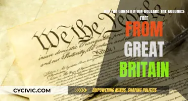 The Constitution: Colonies' Freedom from Great Britain