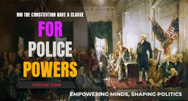 Exploring Police Powers: Constitutional Clause or Omission?