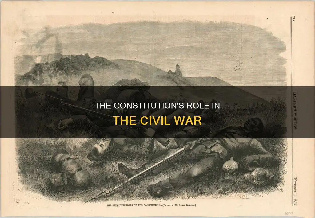 did the constitution lead to the civil war